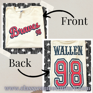 98 Braves T-Shirt, Atlanta Braves 1998 - Printing Ooze