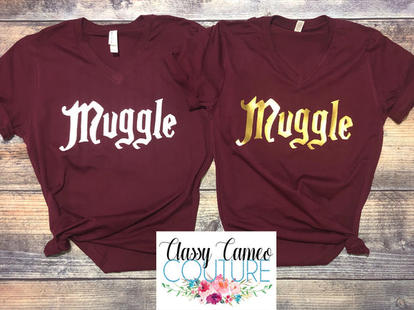 Muggle V-Neck Tee