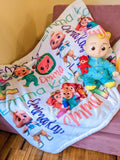 Cocomelon Baby Name Blanket