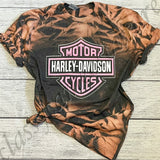 Pink Moto Dyed Tee