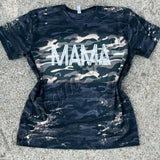 Bleached Camo Mama Tee