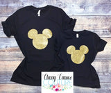 KIDS & ADULTS - Leopard Print Mouse Tee